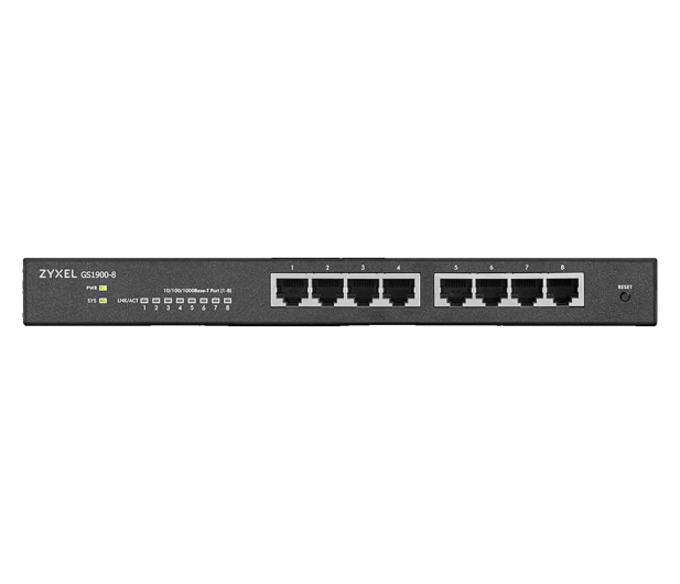 Zyxel 8p GS1900-8 (8x10/100/1000Mbit) - 1602440 - zdjęcie 3